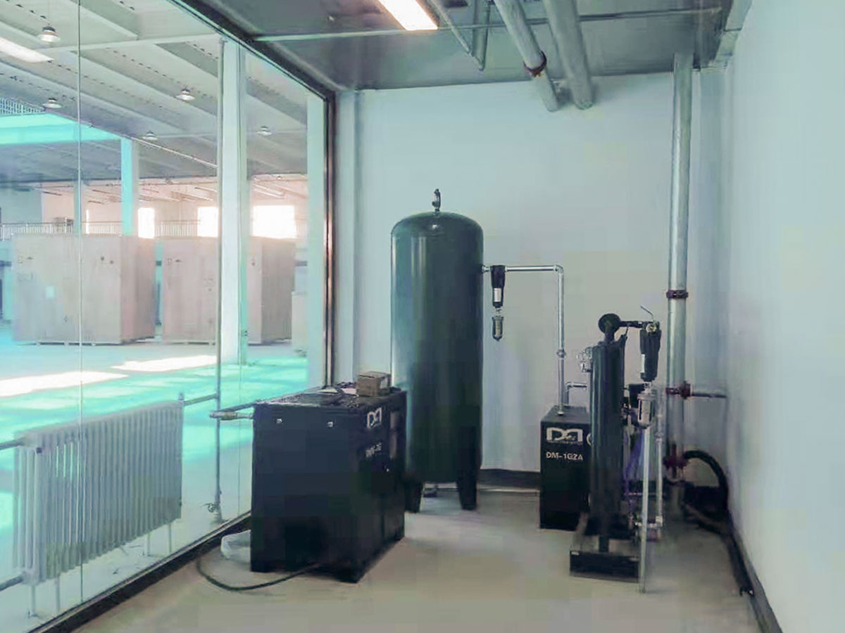 内蒙古某有限責任公司采購德蒙22KW 變頻空氣壓縮機案例